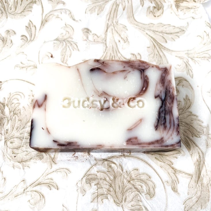 Sudsy Club April 2019 - Cocoa Mint Silk Bar Front