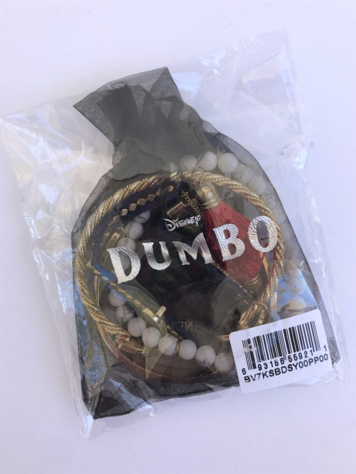 The Mouse Merch Box March 2019 - Dumbo Bracelet Set Package Front