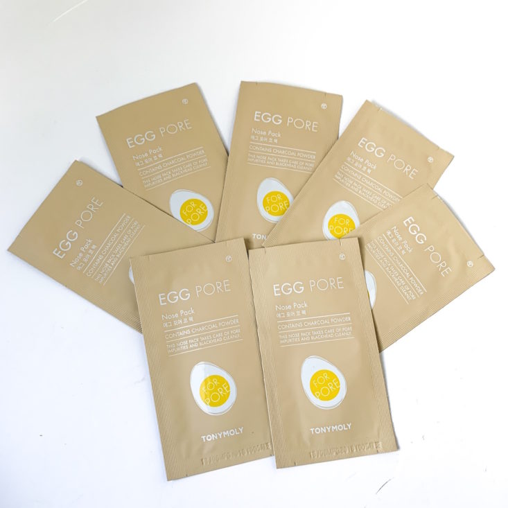 Tony Moly March 2019 - Egg Pore Nose Pack Front