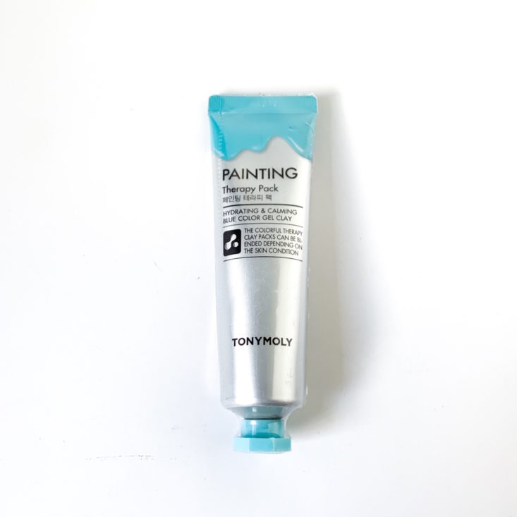 Tony Moly March 2019 - Painting Therapy Mask in Blue Hydrating Front