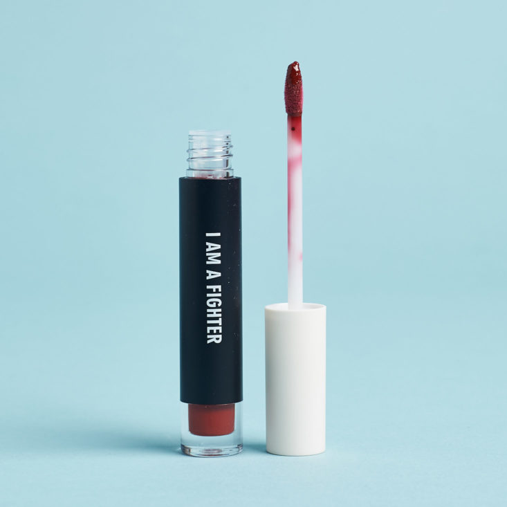 Vegan Cuts Fierce and Foxy March 2019 lipstick open