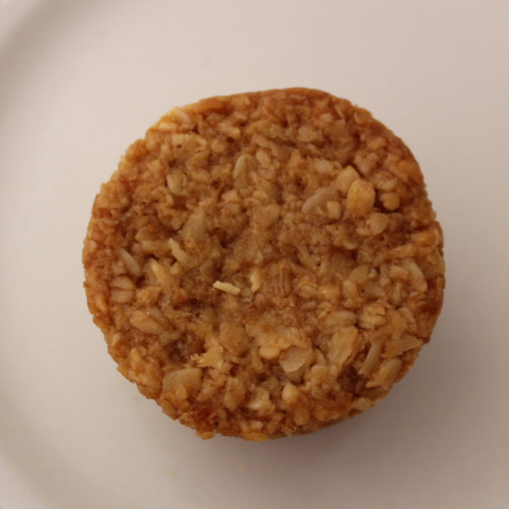 Vegan Cuts Snack March 2019 - Bobo’s Oat Bites, Coconut In Plate Closer View