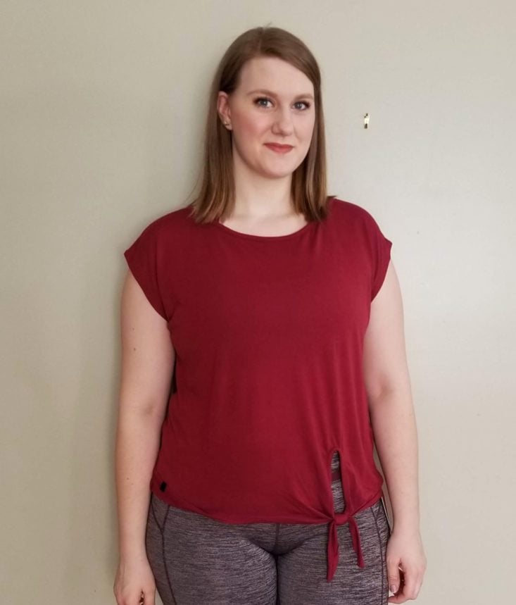Wantable Fitness March 2019 red top front