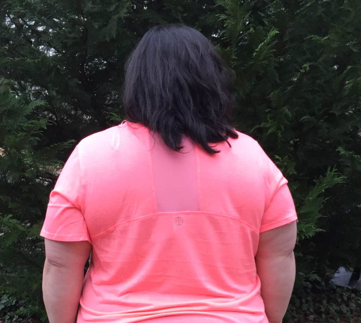 Wantable Fitness Edit Subscription Review February 2019 - Leslie Swing Tee by Balance Collection Onn Back