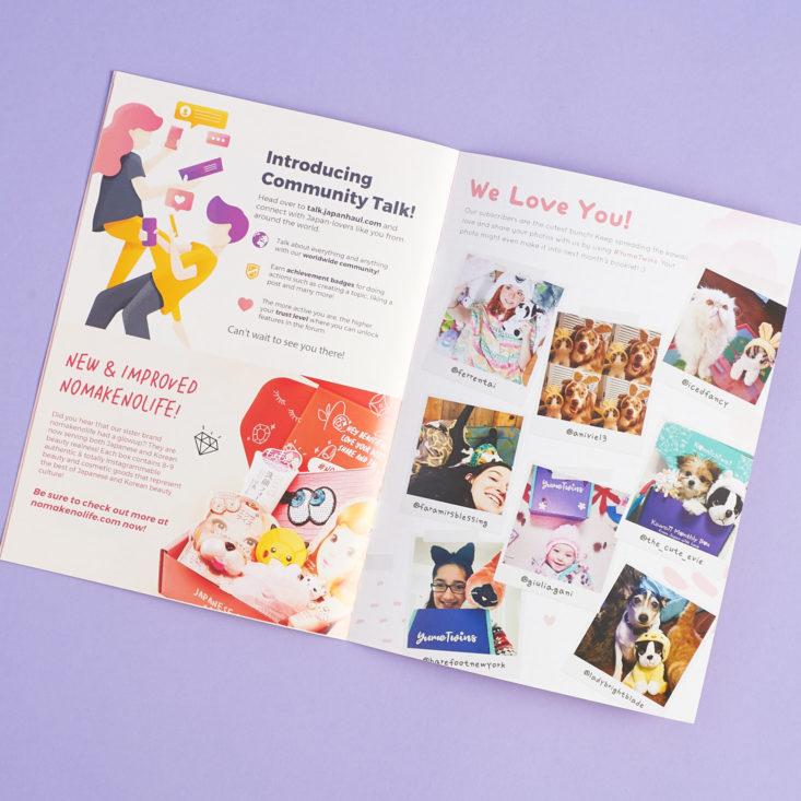 YumeTwins February 2019 booklet customer feature