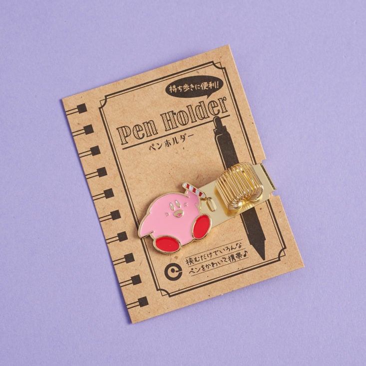 YumeTwins February 2019 kirby pen huggie on packaging