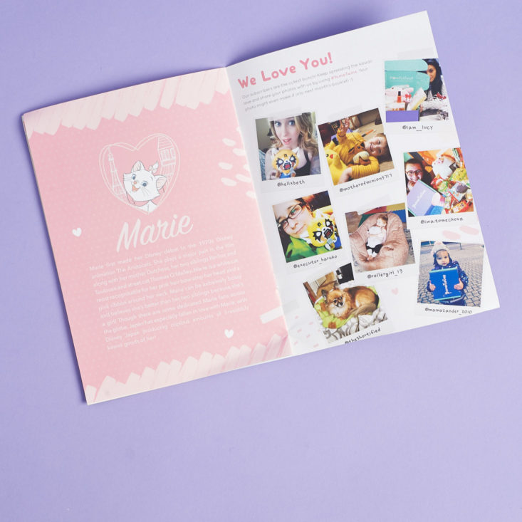 YumeTwins March 2019 booklet marie and photos