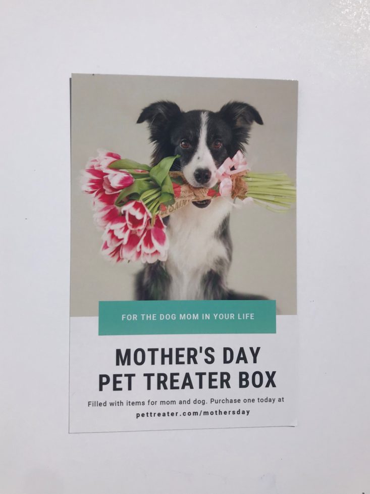 6 Mini Monthly Mystery Box For Dogs Subscription Review -April 2019-Mothers Day