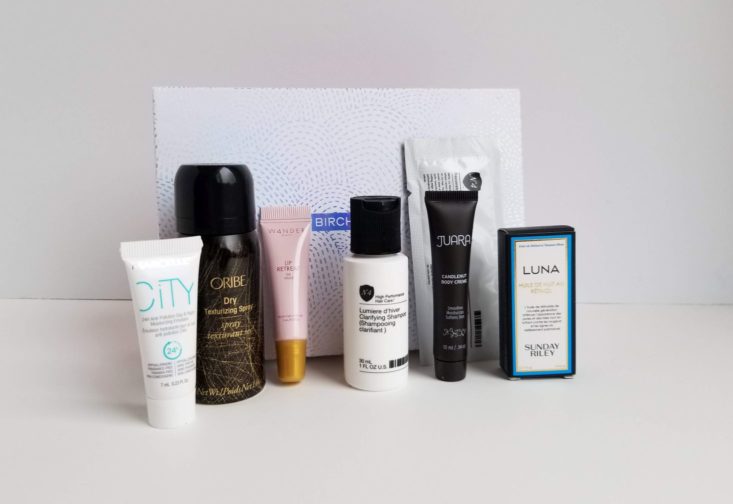 Birchbox Sample Choice April 2019 all items