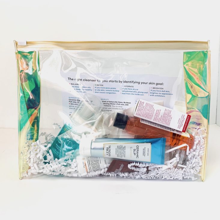 Birchbox The Cleanser Try-It Kit April 2019 - Box Review Back Top