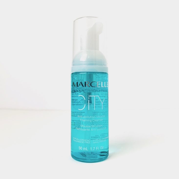 Birchbox The Cleanser Try-It Kit April 2019 - Marcelle City Anti-Pollution Micellar Foaming Cleanser Front