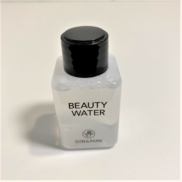 BomiBox Review March 2019 - Son & Park Beauty Water Mini, 30 ml Front