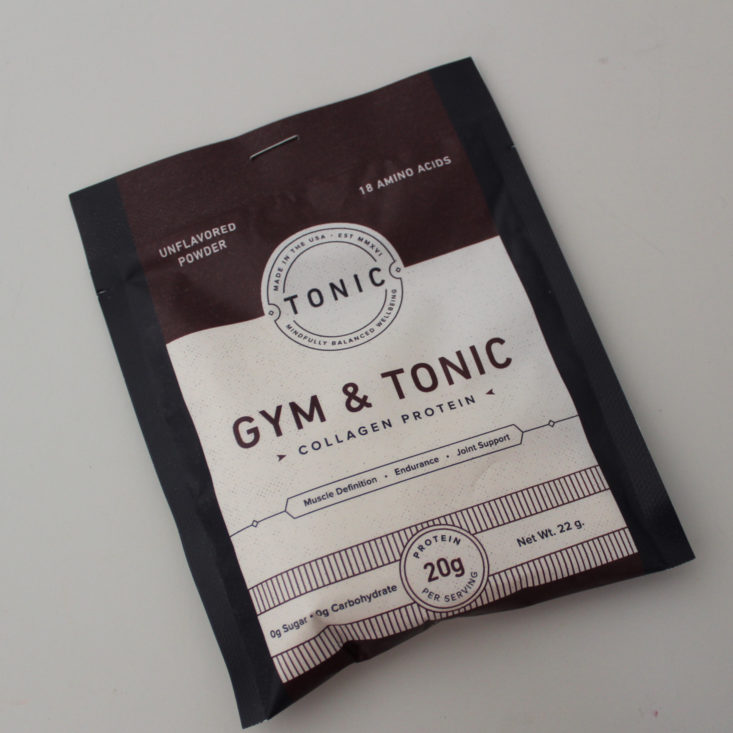 Bulu Box April 2019 - Gym and Tonic Unflavored Collagen Powder