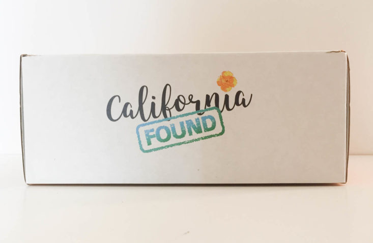 California Found March 2019 - Box Front