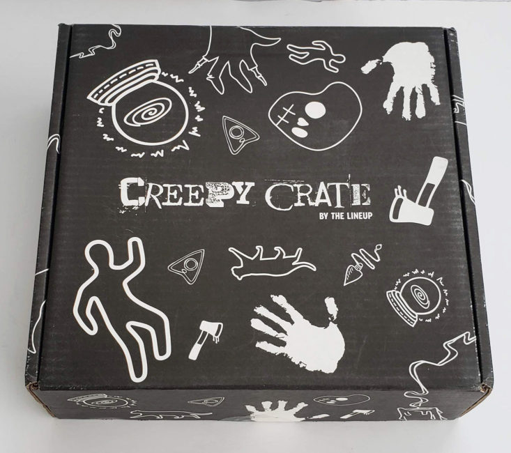 Creepy Crate Winter 2019 Review - Box Closed Top