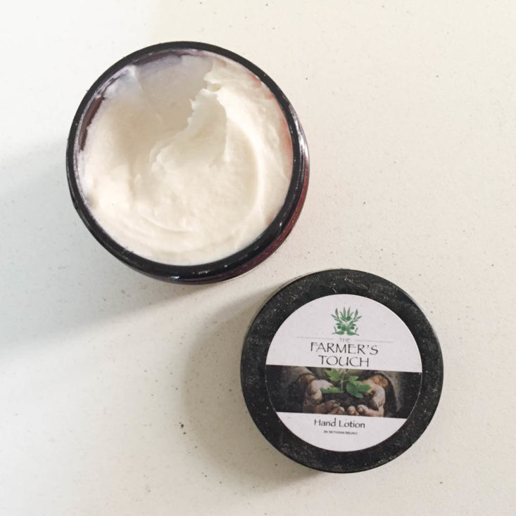 Earthlove Subscription Box Review Spring 2019 - Nourishing Hand Lotion by The Farmer's Touch 1 Top