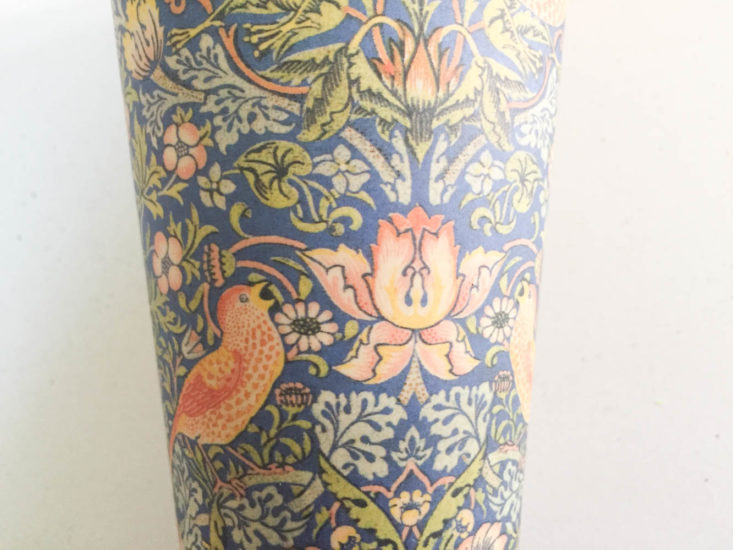 Earthlove Subscription Box Review Spring 2019 - Reusable William Morris Cup by eCoffee 6 Front