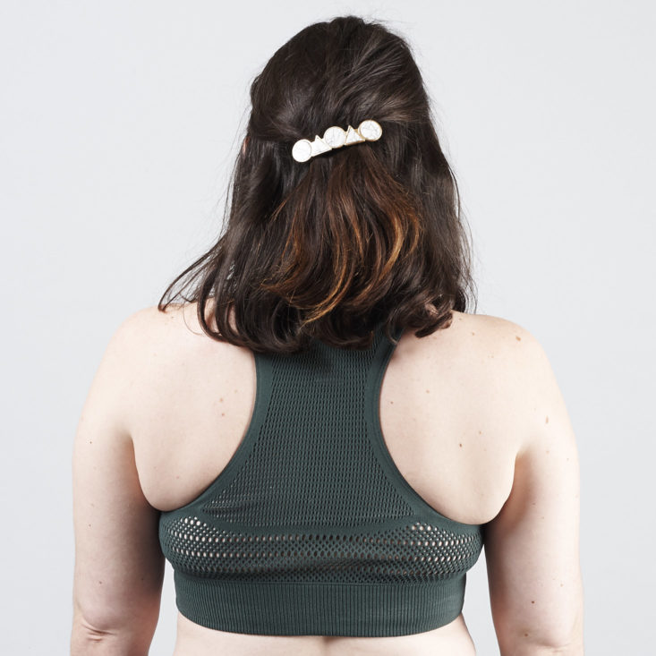 Fabletics April 2019 green yoga top