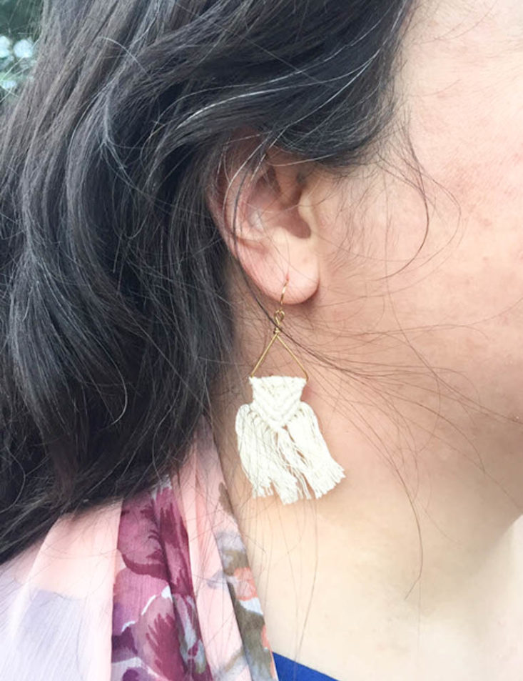 Fair Trade Friday March 2019 - Earrings Weared