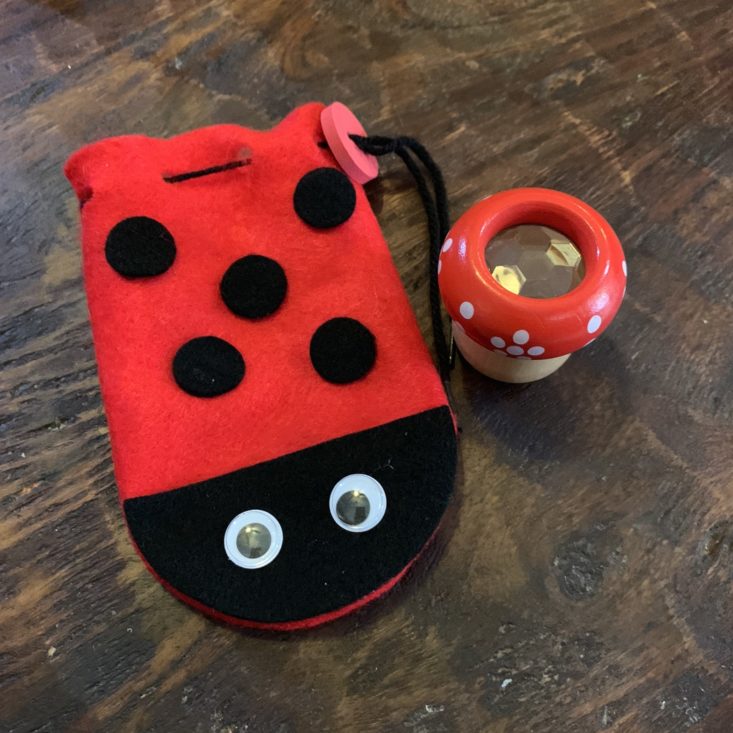 Koala Crate Bugs Review March 2019 - Ladybug Pouch 3 Top