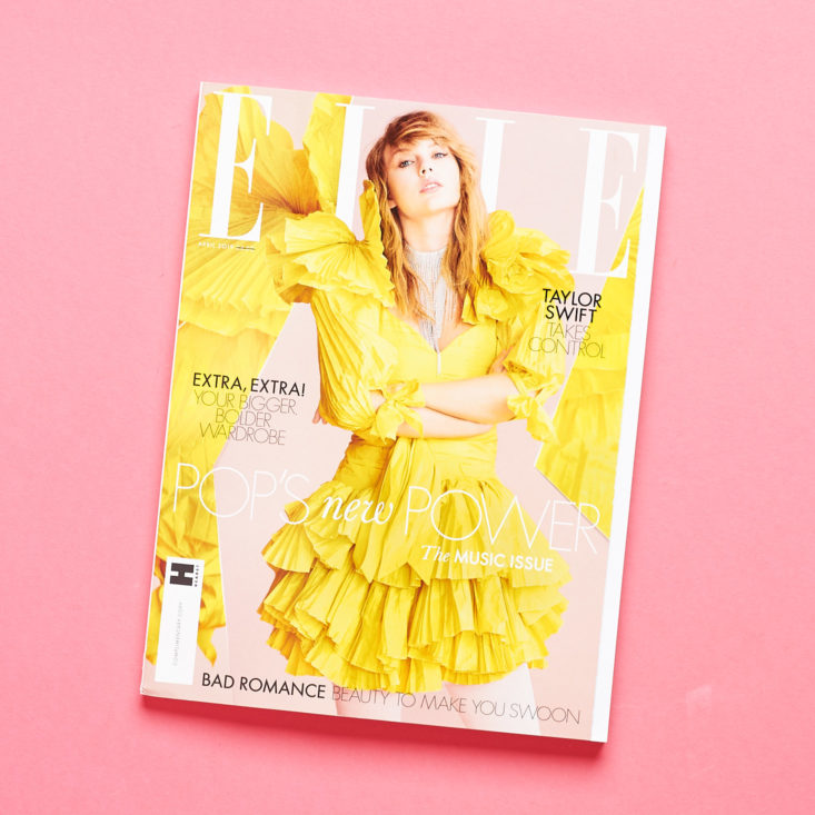 Look Fantastic April 2019 elle magazine cover