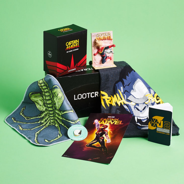 Loot Crate Cosmic March 2019 all contents