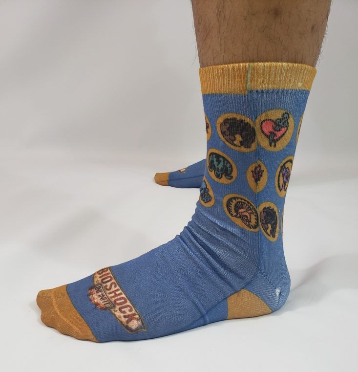 Loot Remix April 2019 - Bioshock Infinate Socks Wearing Side