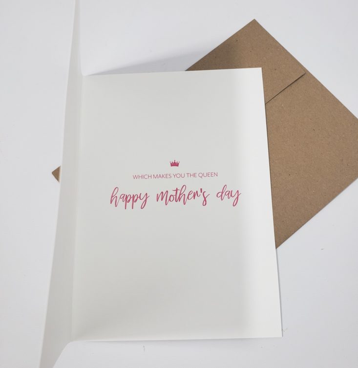 My-Paper-Box-April-2019 - Mother’s Day Card Opened Top