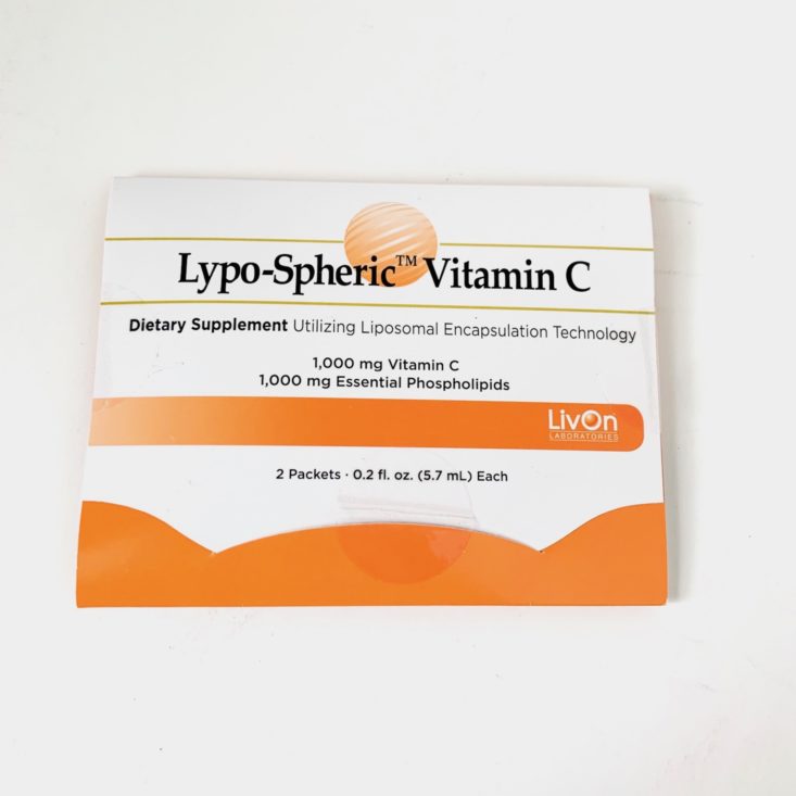 New Beauty Jet Set April 2019 - Lypo-Spheric Vitamin C Front