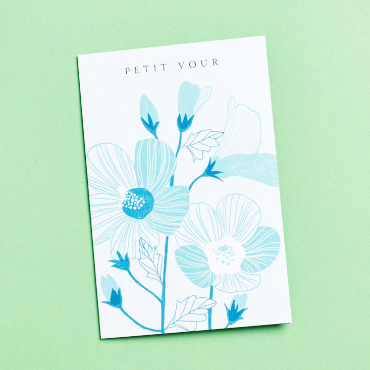 Petit Vour April 2019 booklet cover