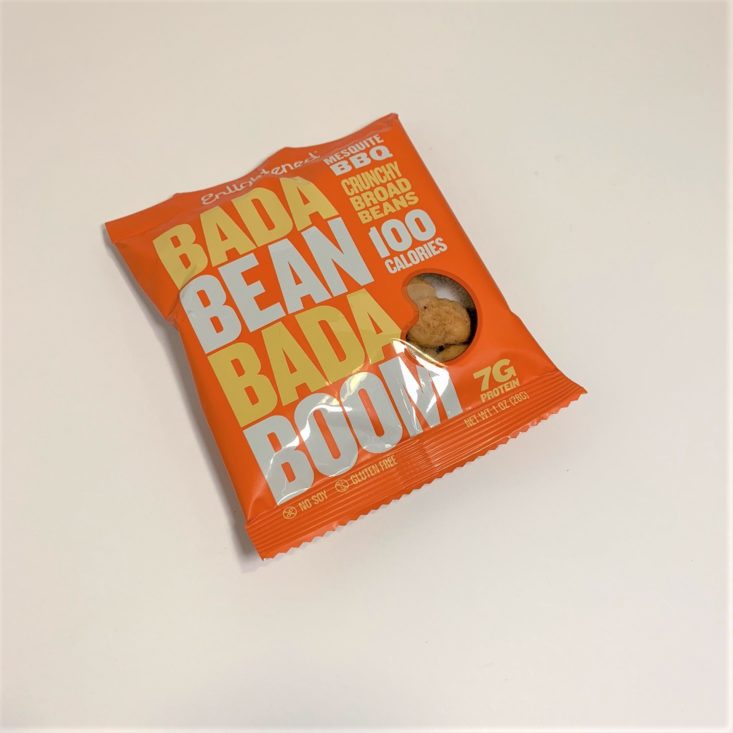 SnackSack Gluten-Free Review March 2019 - Bada Bean Bada Boom Broad Beans Front Top