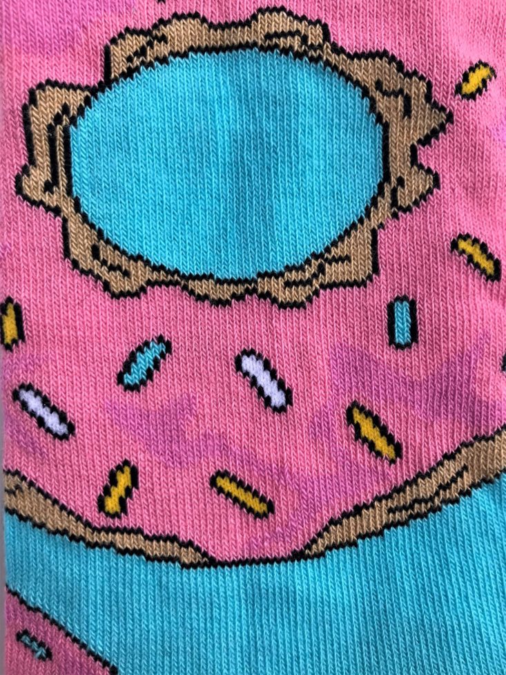 Sock Panda Women April 2019 - doughnuts close up Top