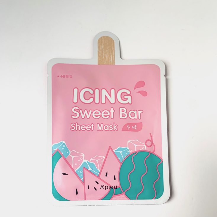 Sooni Mask Pouch April 2019 - A’Pieu Icing Sweet Bar Watermelon Mask Top