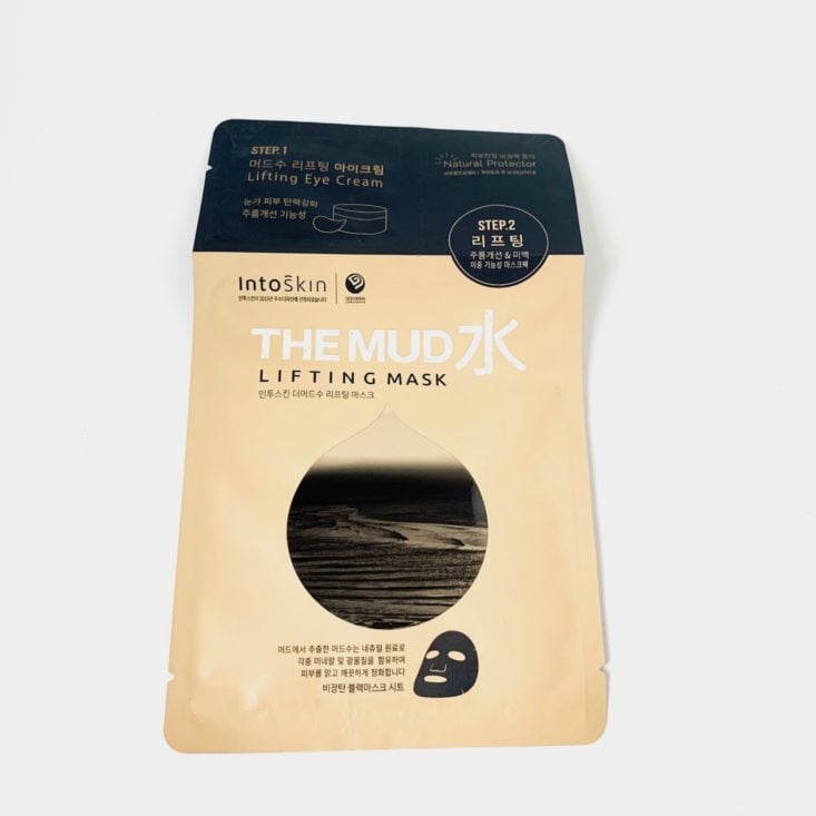 Sooni Mini Pouch April 2019 - IntoSkin The Mud Lifting Mask Front