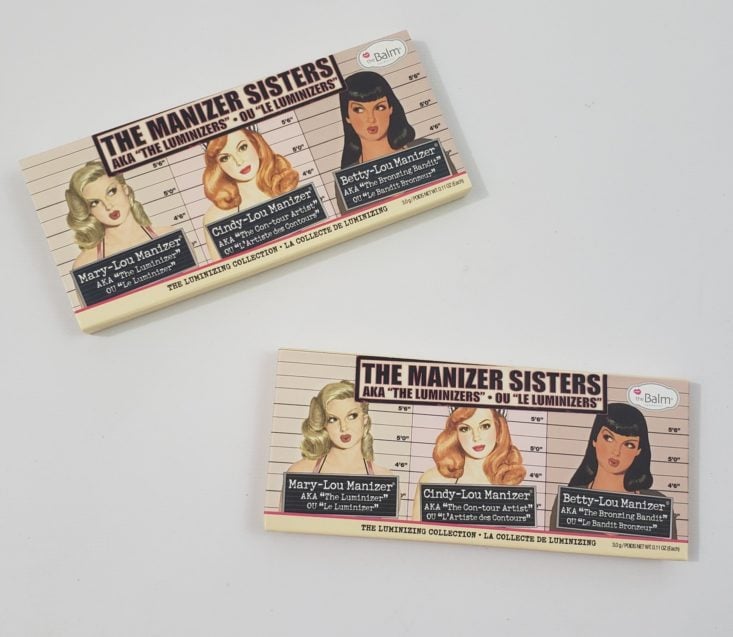 Tribe Beauty Box April 2019 -TheBalm Manizer Sisters “The Luminizers 1