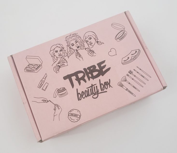 Tribe Beauty Box April 2019 - Top view