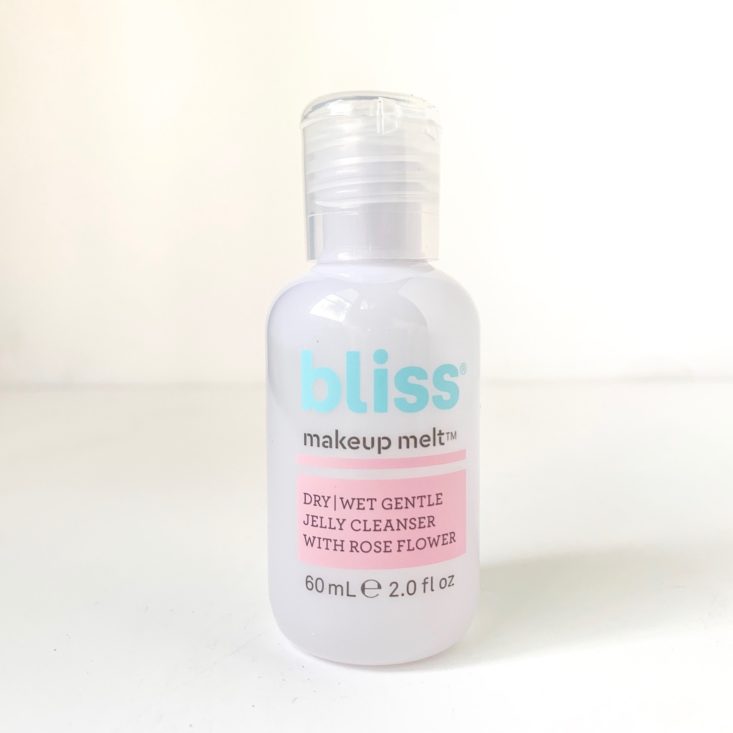 Ulta Pamper Yourself Bath & Body Must Haves April 2019 - Bliss Makeup Melt Jelly Cleanser Front
