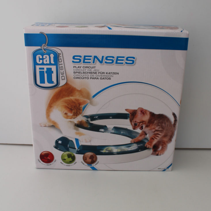 Vet Pet Box Cat Version Review April 2019 - Catit Senses Play Circuit Front