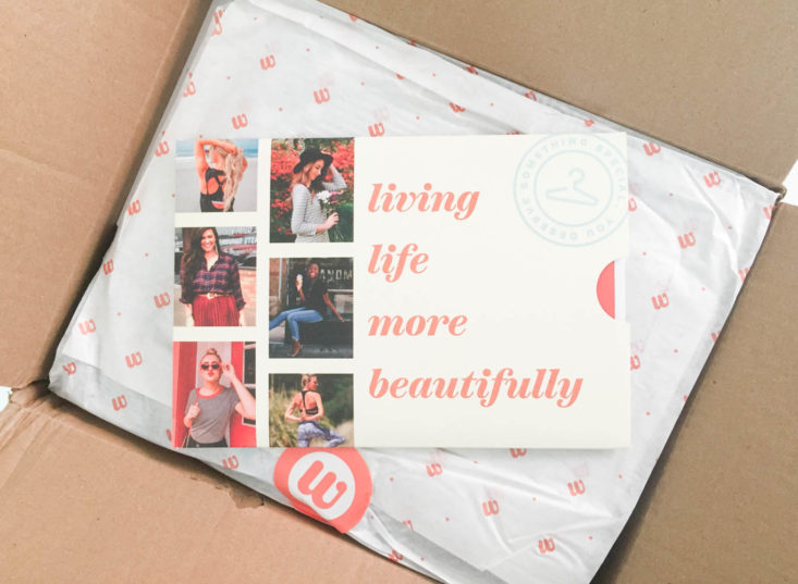 Wantable Fitness Edit March 2019 - Box Open Top