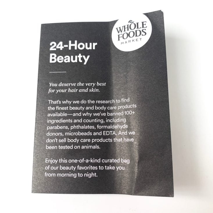 Whole Foods 24-Hour Beauty Bag Review | MSA