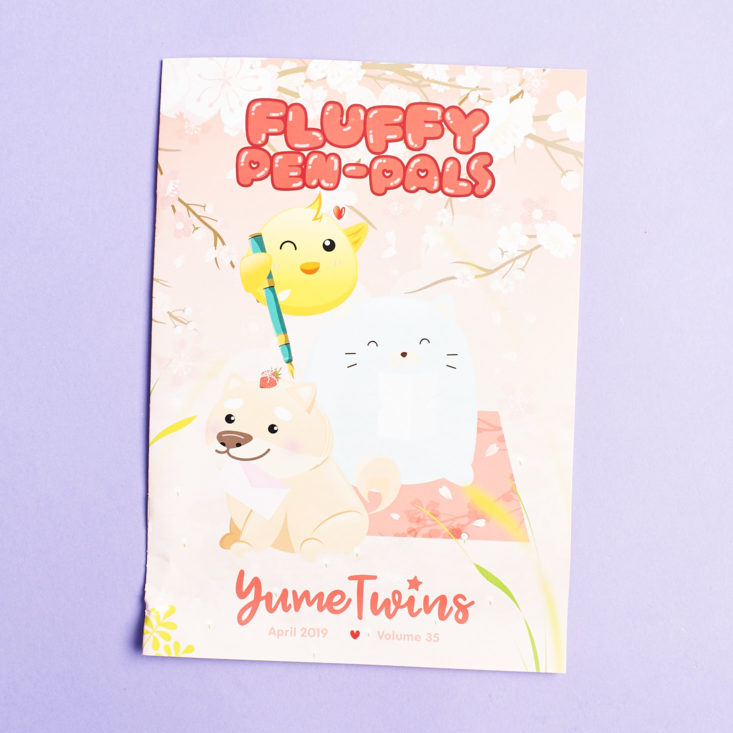 Yume Twins April 2019 booklet cover