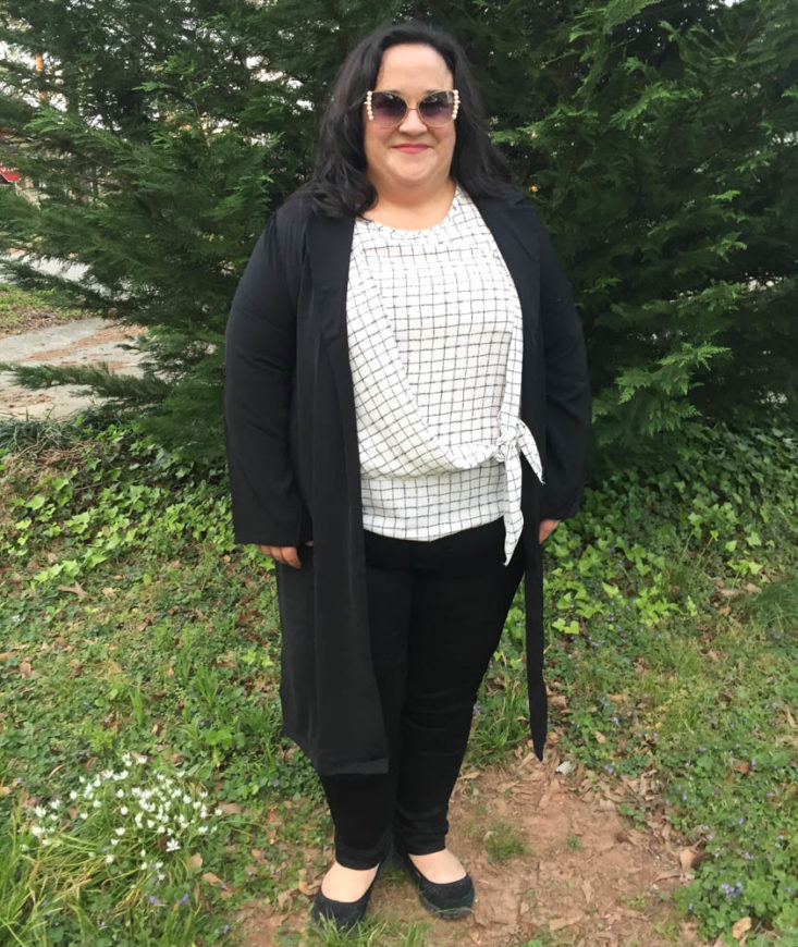 my fashion crate april 2019 - jacket On Front