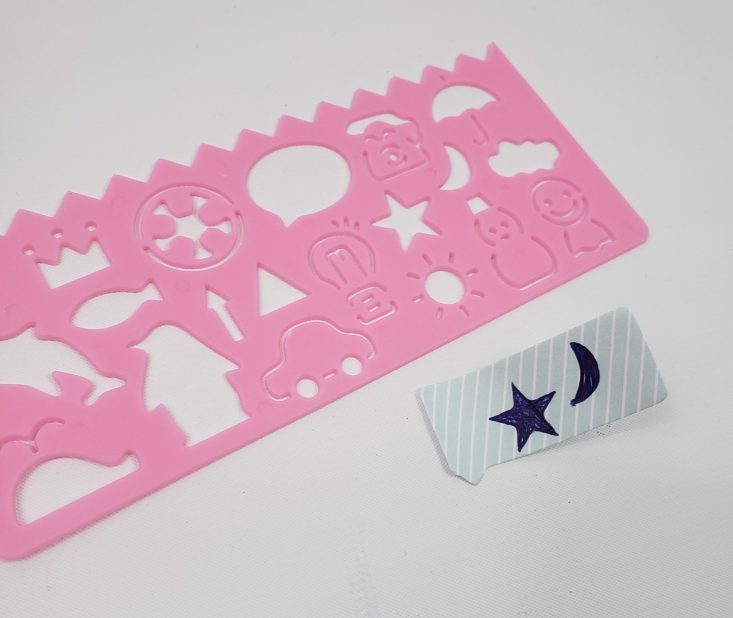 BUSY BEE STATIONERY Subscription Box May 2019 - Pink Stencil Top 2