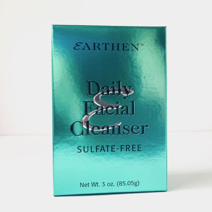 Bless Box April 2019 - Earthen Skincare Vegan Facial Cleanser 1