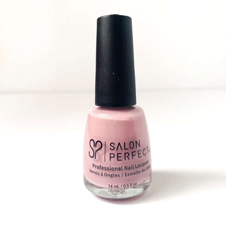 Bless Box April 2019 - Salon Perfect Nail Lacquer in Crisp Rose