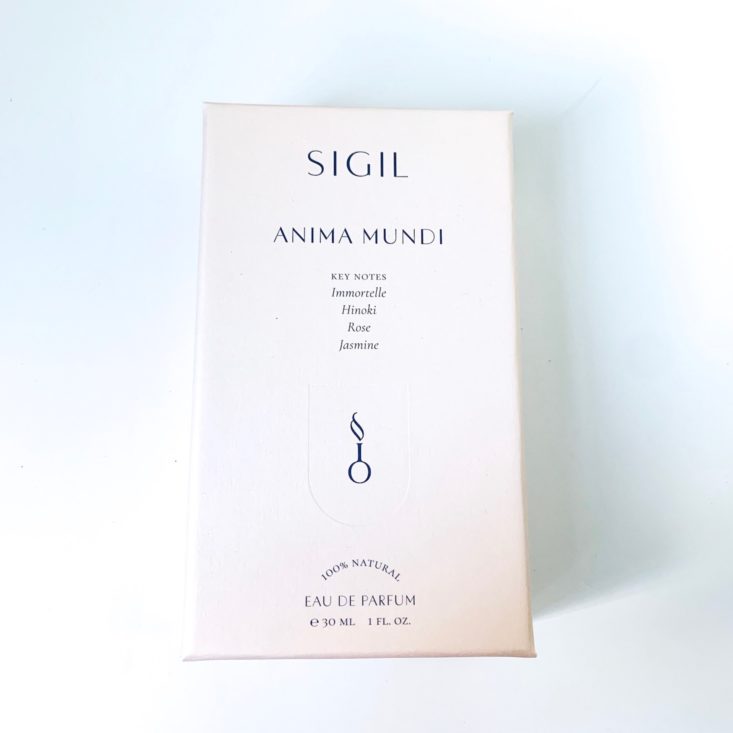 Boxwalla The Perfumer Box Review - Anima Mundi 1 Box Front