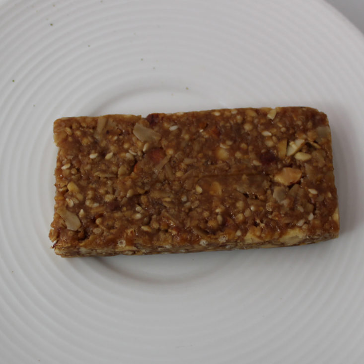Clean Fit Box May 2019 - Skratch Labs Savory Miso Energy Bar Plated