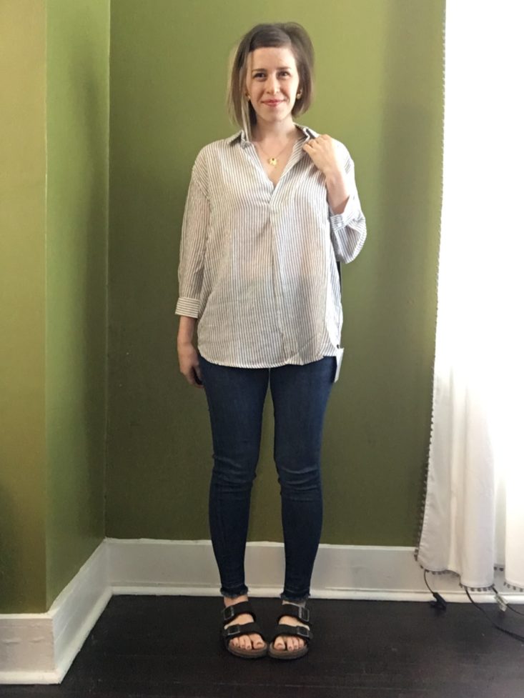 DAILYLOOK styling subscription review may 2019 tunic top