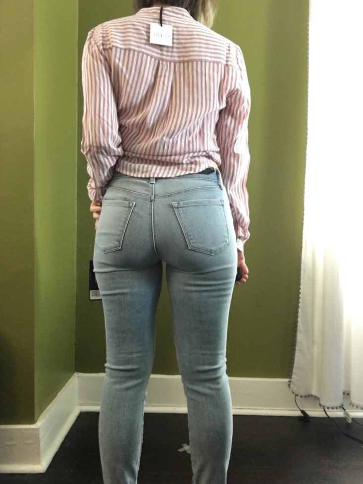 DAILYLOOK styling subscription review may 2019 skinny jeans light wash
