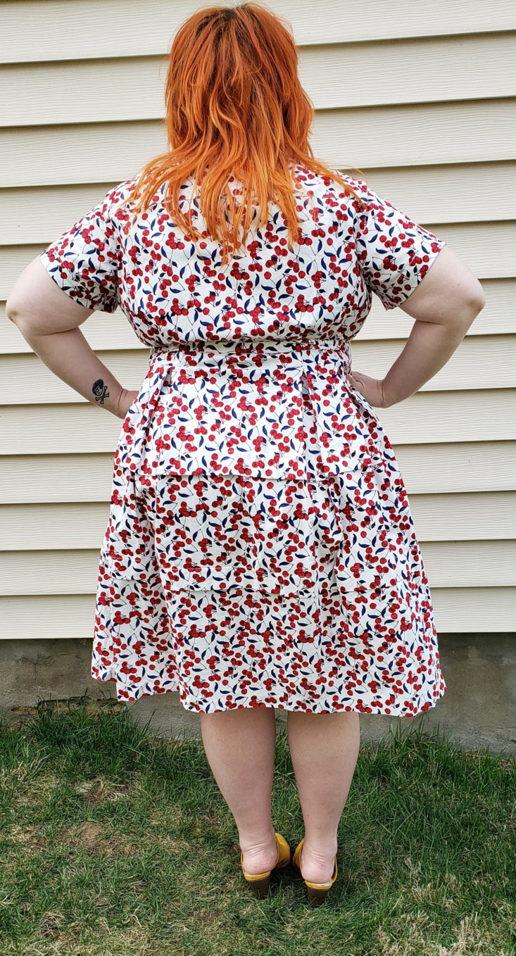 Dia & Co Subscription Box Review March 2019 - Ivey Shirt Dress by Donna Morgan Size 20 7 Back